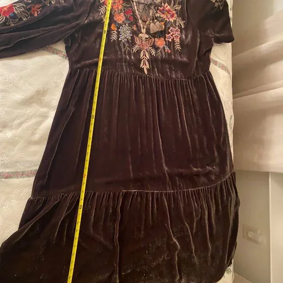 Johnny Was Taline velvet dress - Picture 6 of 7